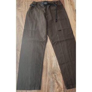 Gramicci Pants Mens Medium Olive Webbing Belt Elastic Waist Climbing G105-OGT